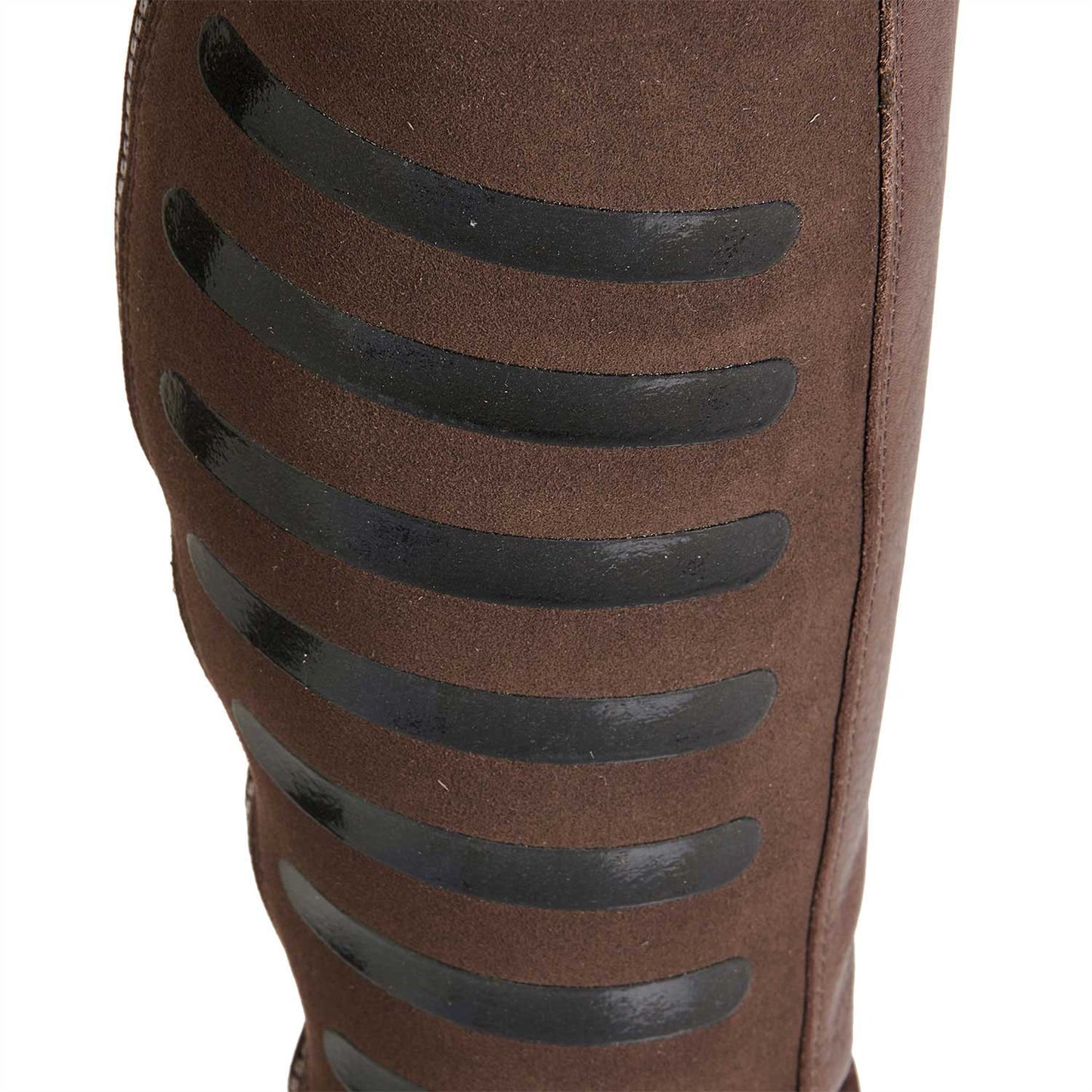 Polainas unisex con agarre de silicona Equestro - Marrón