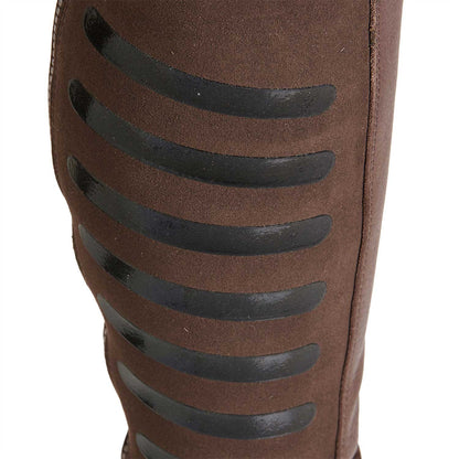 Polainas unisex con agarre de silicona Equestro - Marrón
