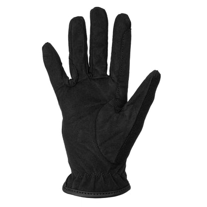 Guantes piel sintética amara Umbria Equitazione - Negro