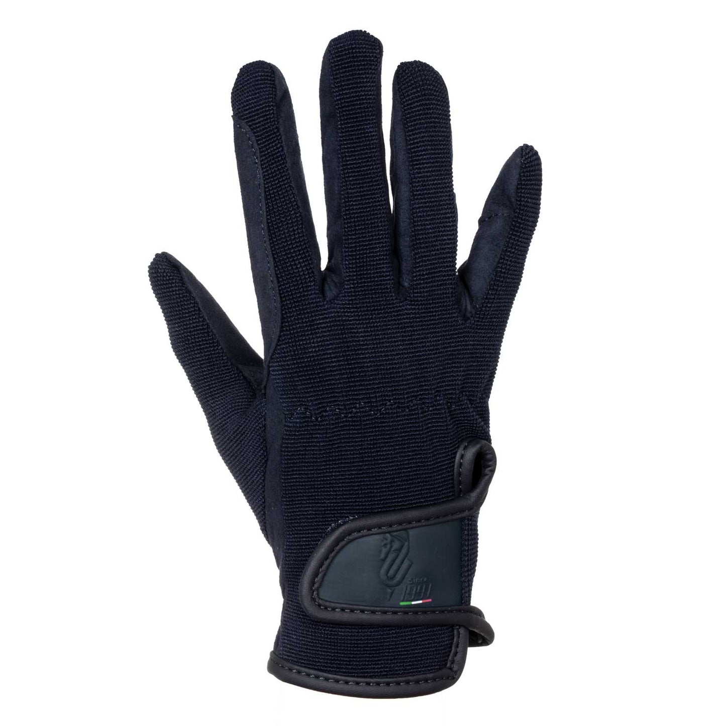 Guantes piel sintética amara Umbria Equitazione - Azul marino