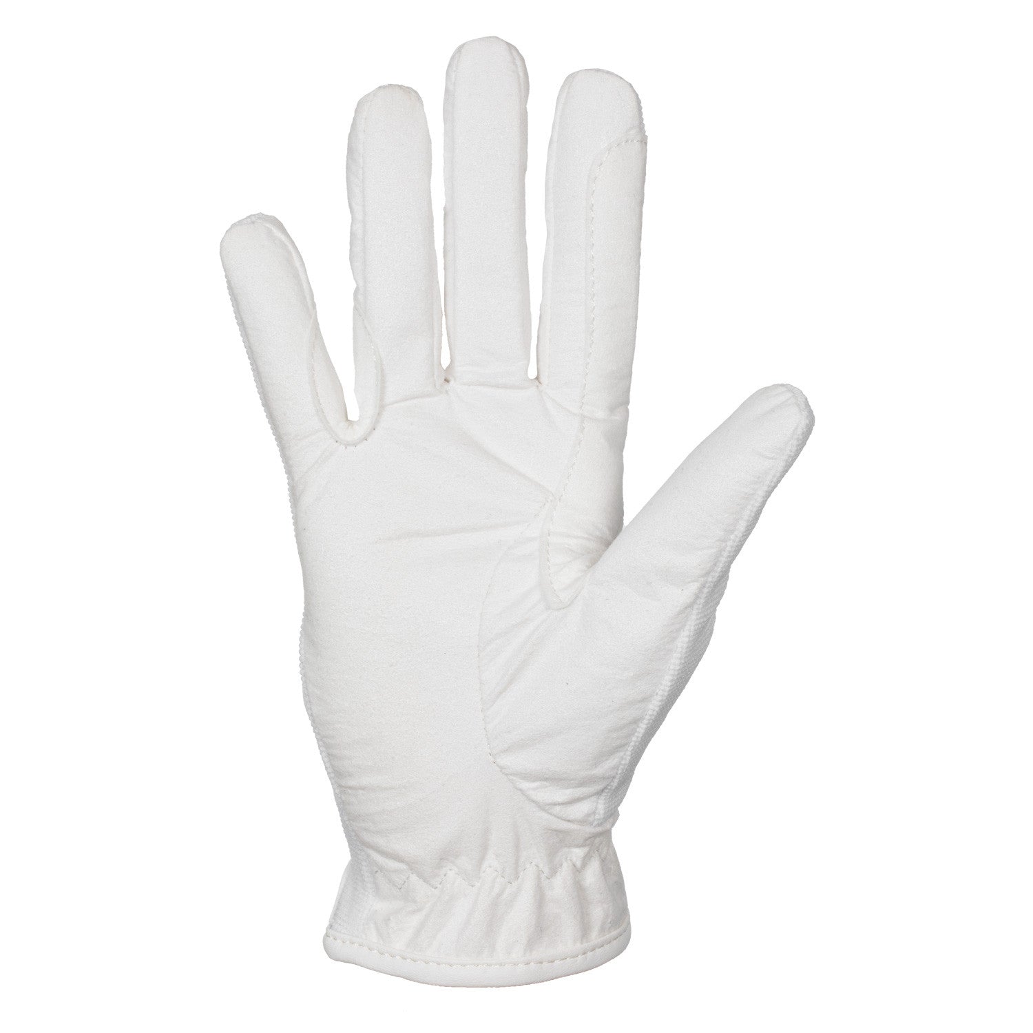 Guantes piel sintética amara Umbria Equitazione - Blanco