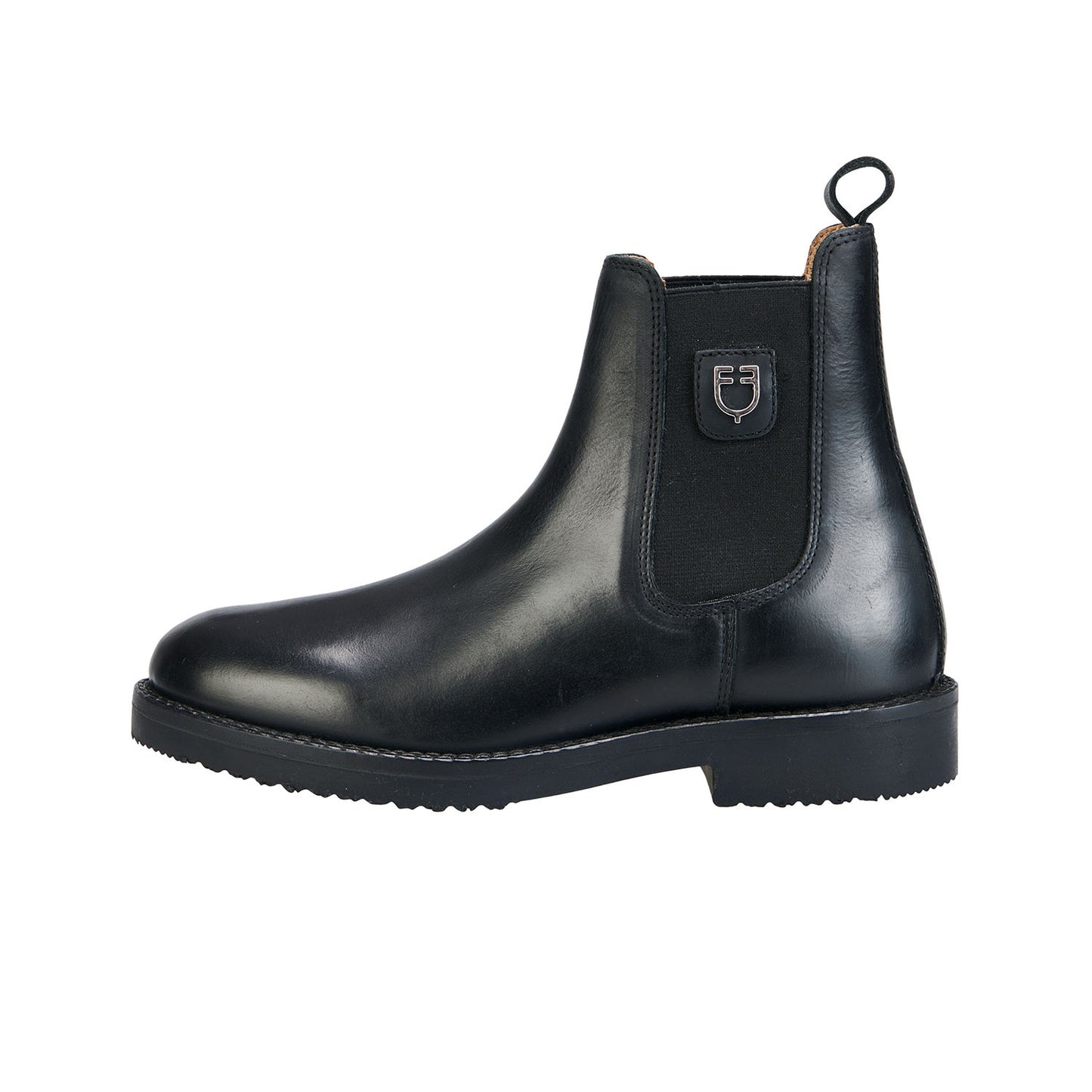 Botines unisex con suela de goma antideslizante Equestro - Negro