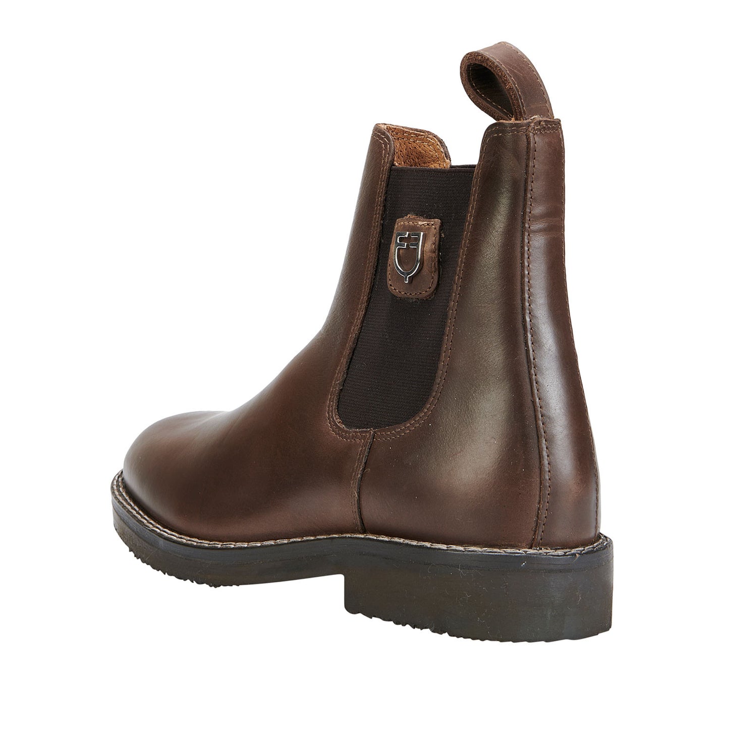 Botines unisex con suela de goma antideslizante Equestro - Marrón