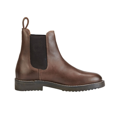 Botines unisex con suela de goma antideslizante Equestro - Marrón