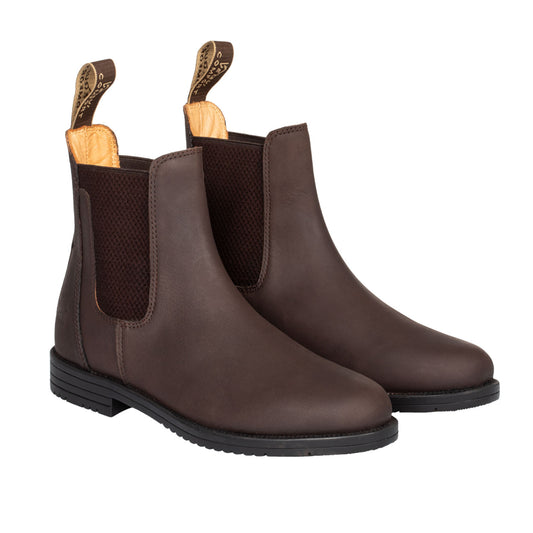 Botines jodhpur de cuero con elástico lateral Equicomfort