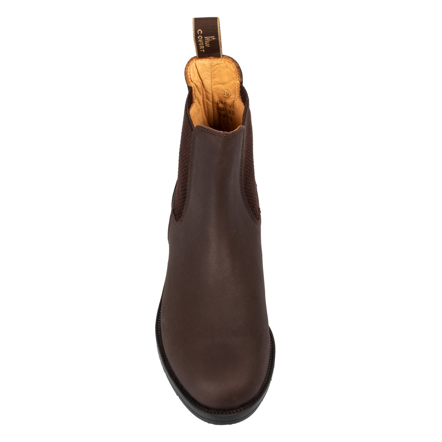 Botines jodhpur de cuero con elástico lateral Equicomfort - Marrón oscuro