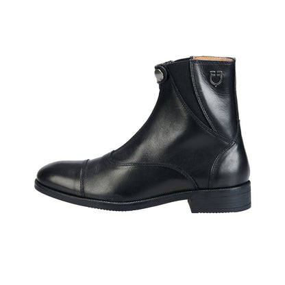 Botines unisex de cuero de plena flor, con cremallera delantera Equestro