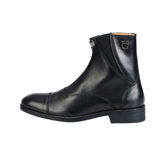 Botines unisex de cuero de plena flor, con cremallera delantera Equestro