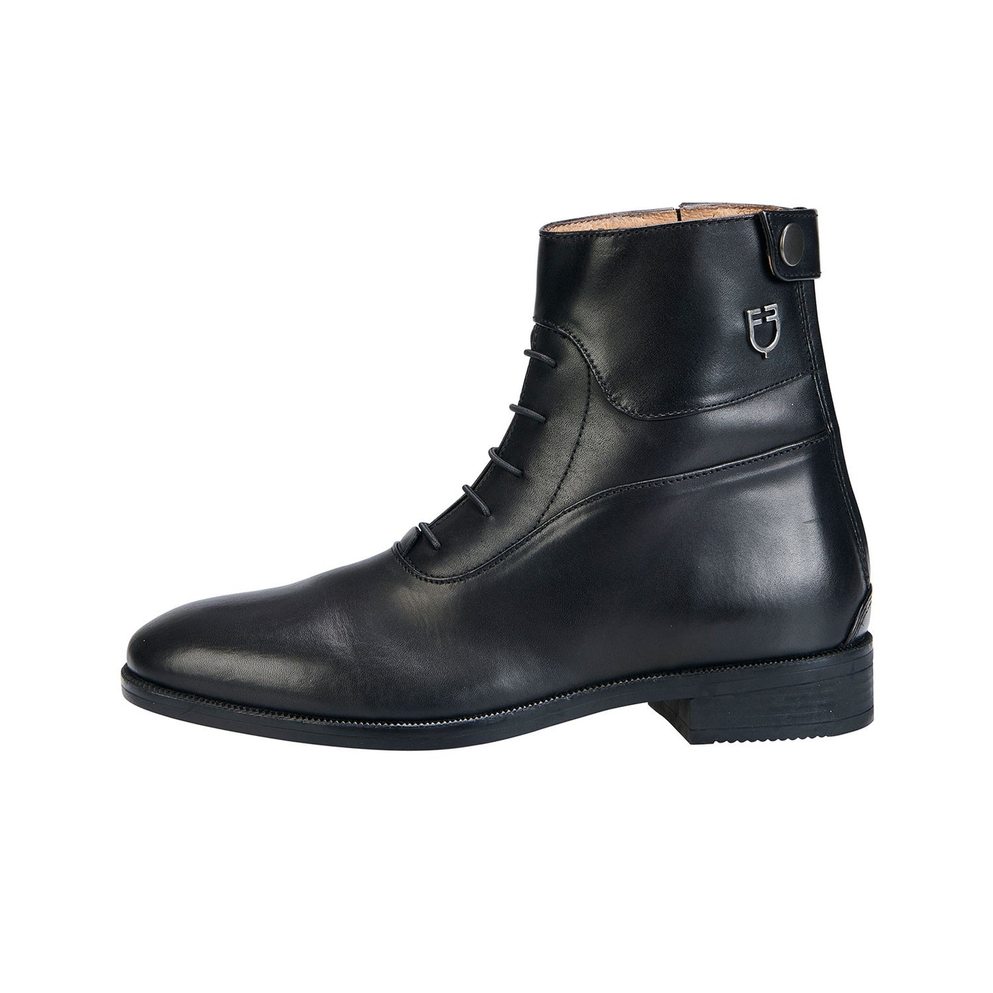 Botines unisex con cordones Equestro - Negro