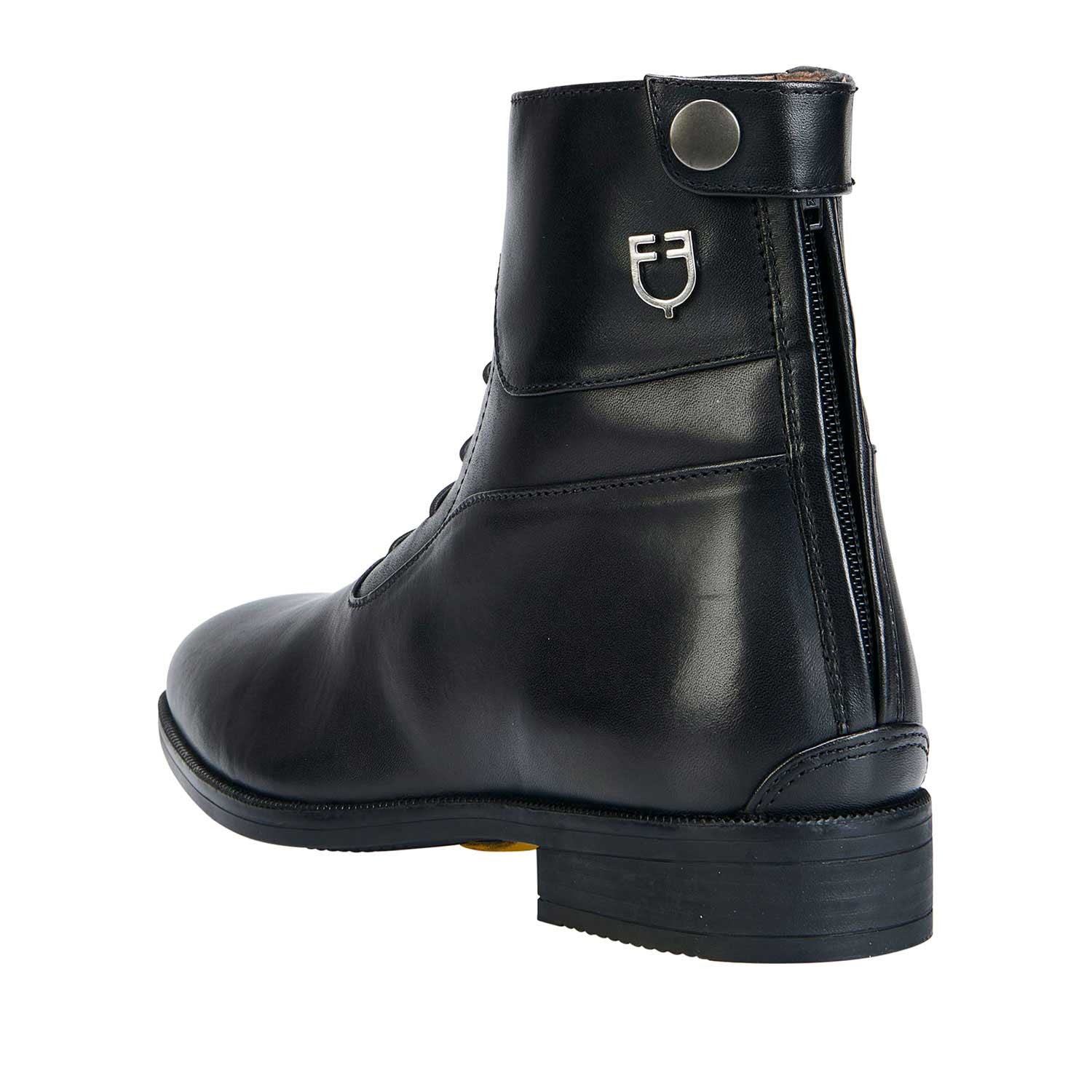 Botines unisex con cordones Equestro - Negro