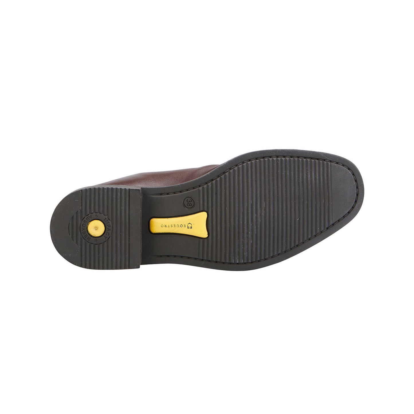 Botines unisex con cordones Equestro - Marrón oscuro