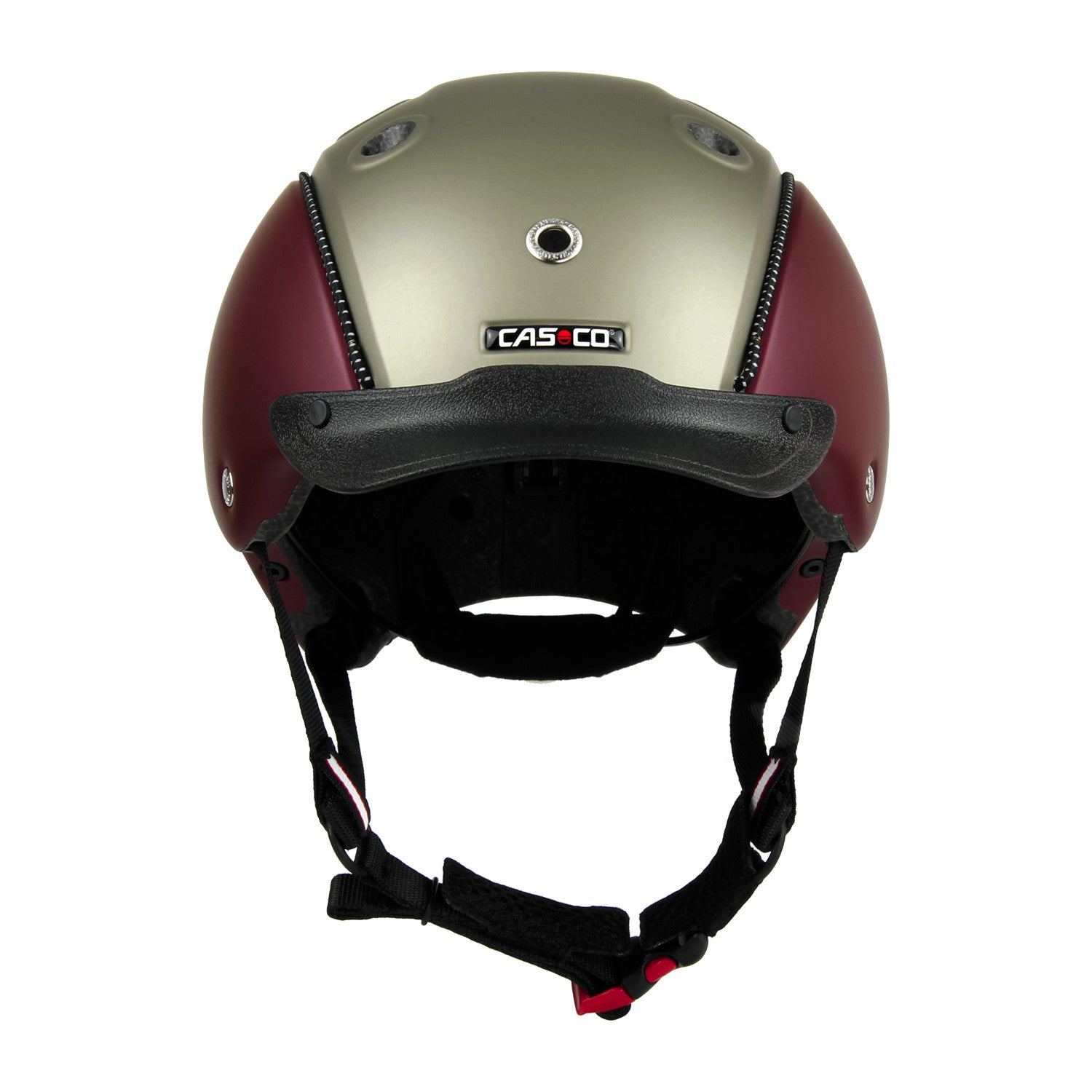 Casco infantil modelo Choice Turnier - Dark Red Olive Mat