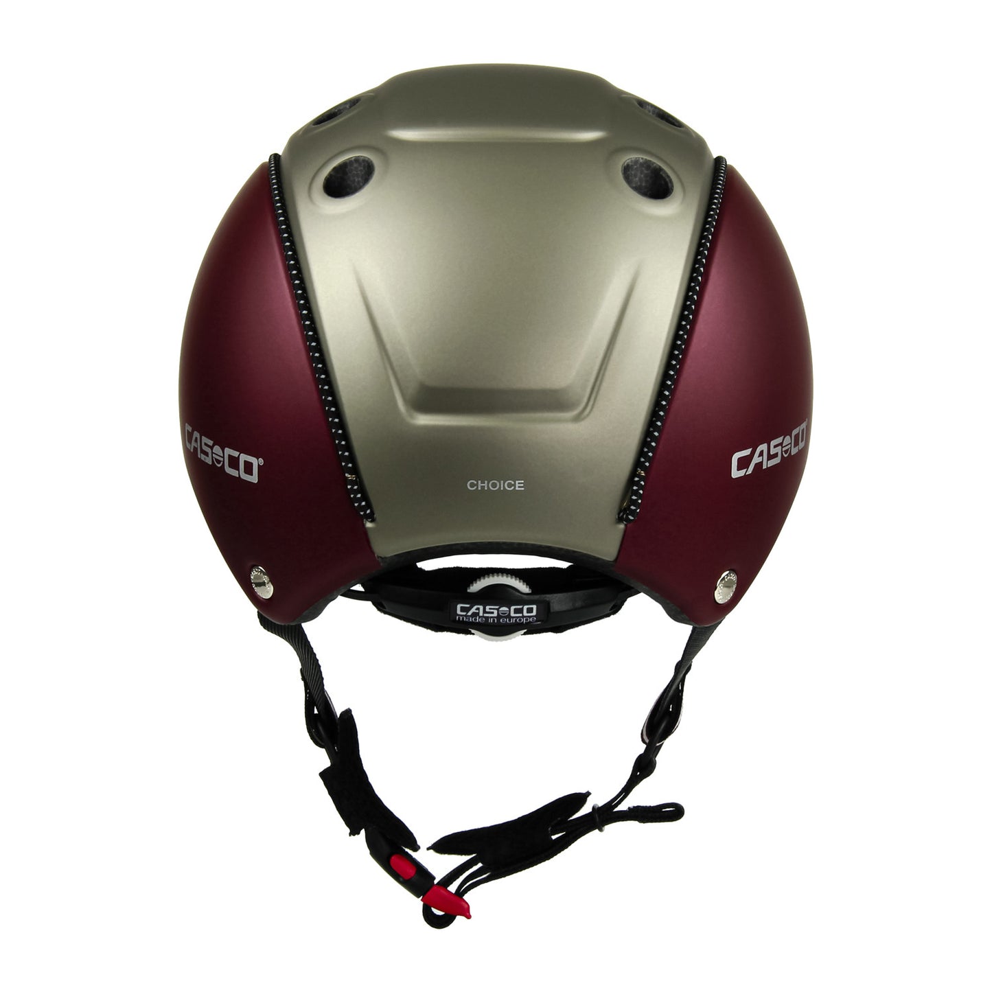 Casco infantil modelo Choice Turnier - Dark Red Olive Mat