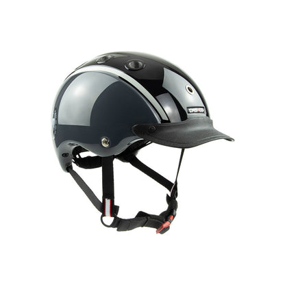 Casco infantil modelo Nori - Black Shiny/Silver