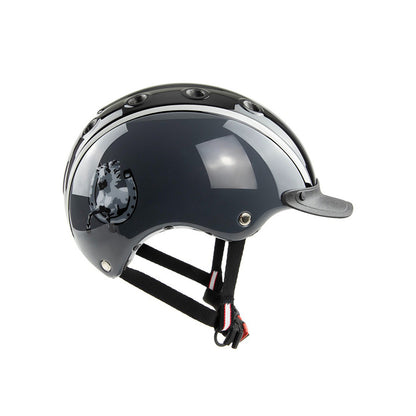 Casco infantil modelo Nori - Black Shiny/Silver