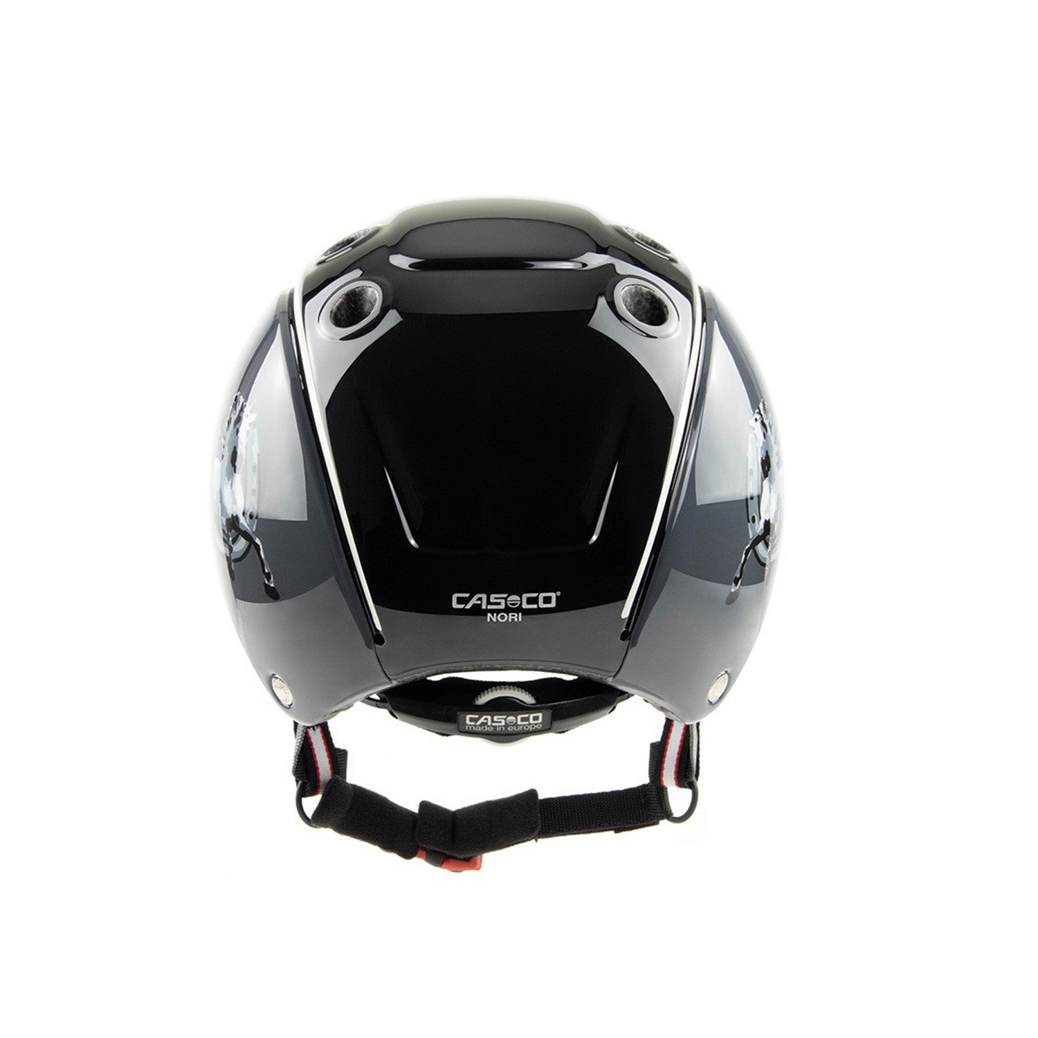 Casco infantil modelo Nori - Black Shiny/Silver