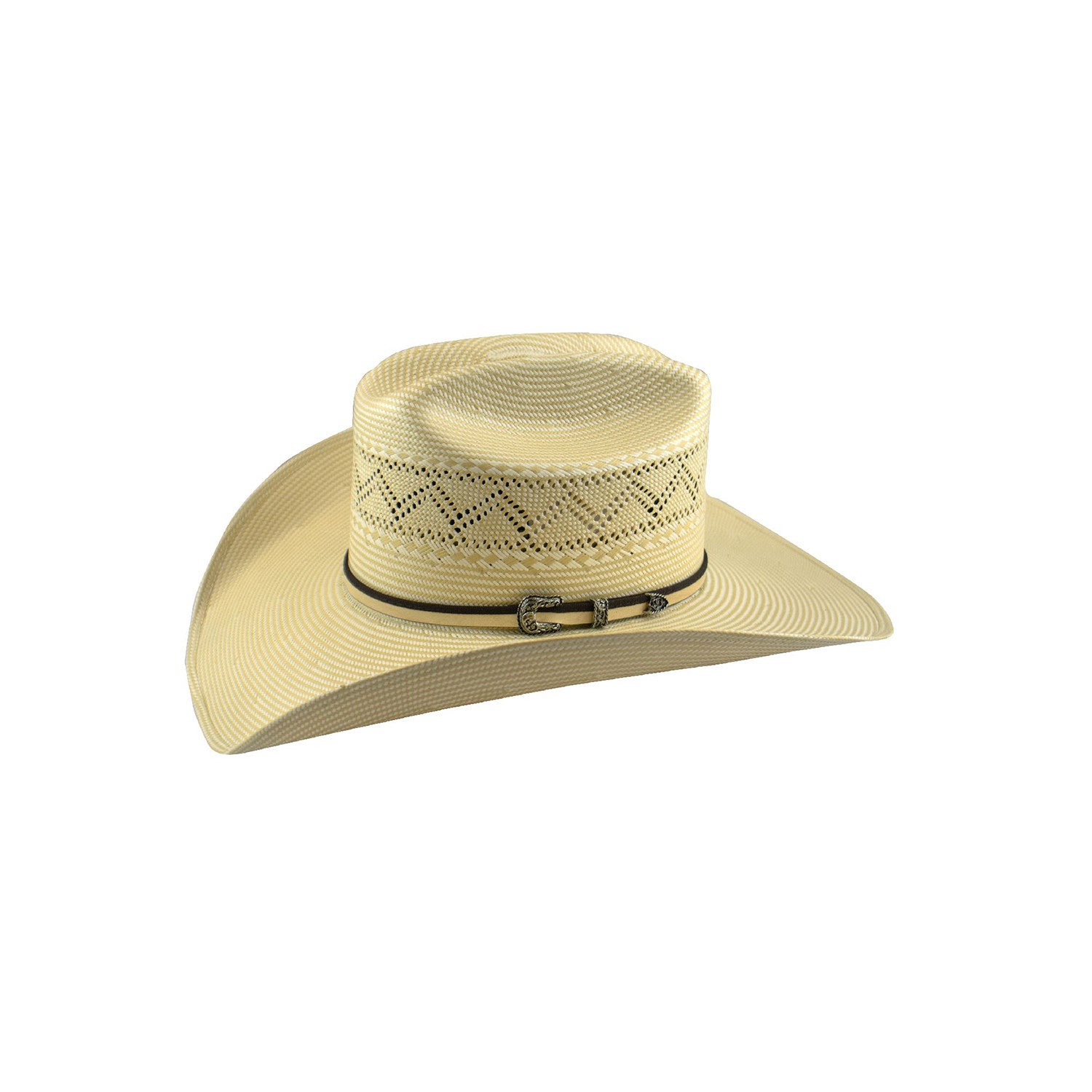Sombrero western 30x bicolor natama beige o gris Tombstone