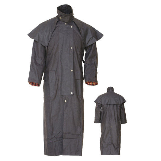 Chaqueta impermeable encerada larga Umbria Equitazione