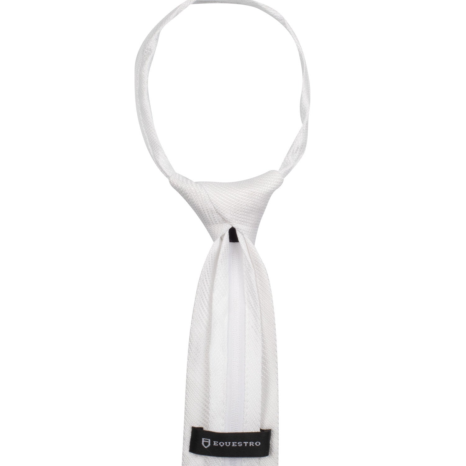 Corbata de concurso de panal Equestro - Blanco