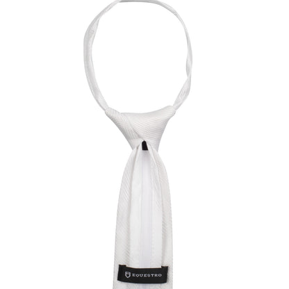 Corbata de concurso de panal Equestro - Blanco
