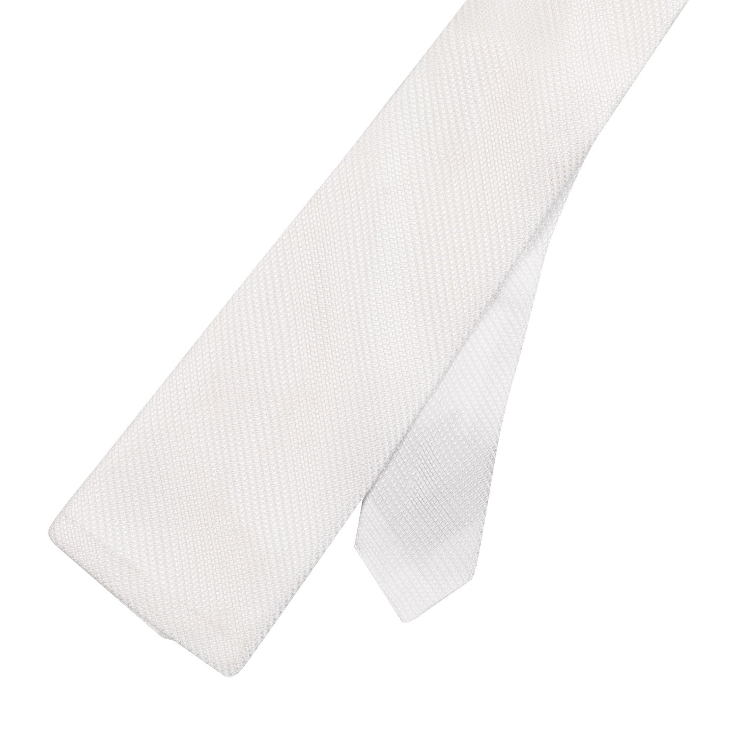 Corbata de concurso cuadrada en nido de abeja Equestro - Blanco