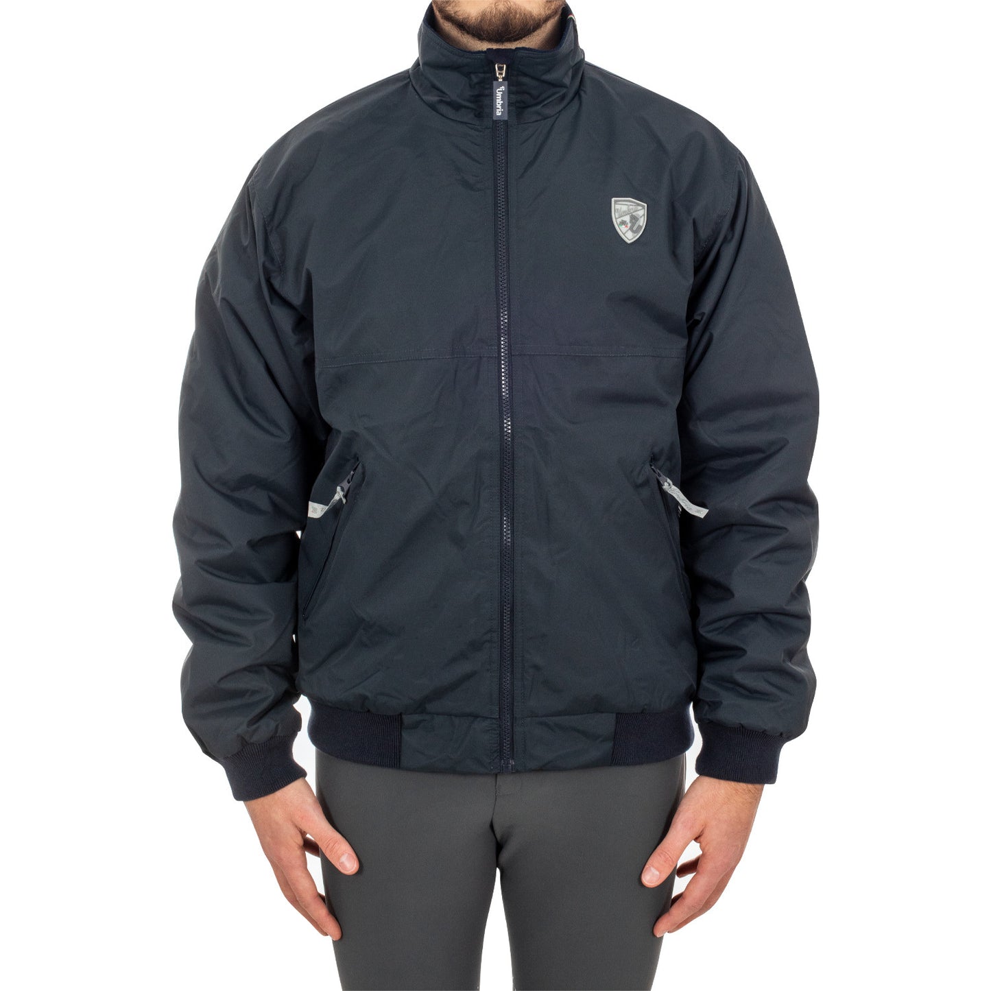 Bomber de tejido técnico Umbria Equitazione - Azul marino