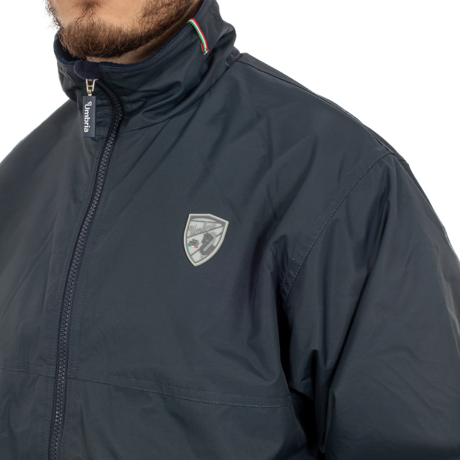 Bomber de tejido técnico Umbria Equitazione - Azul marino