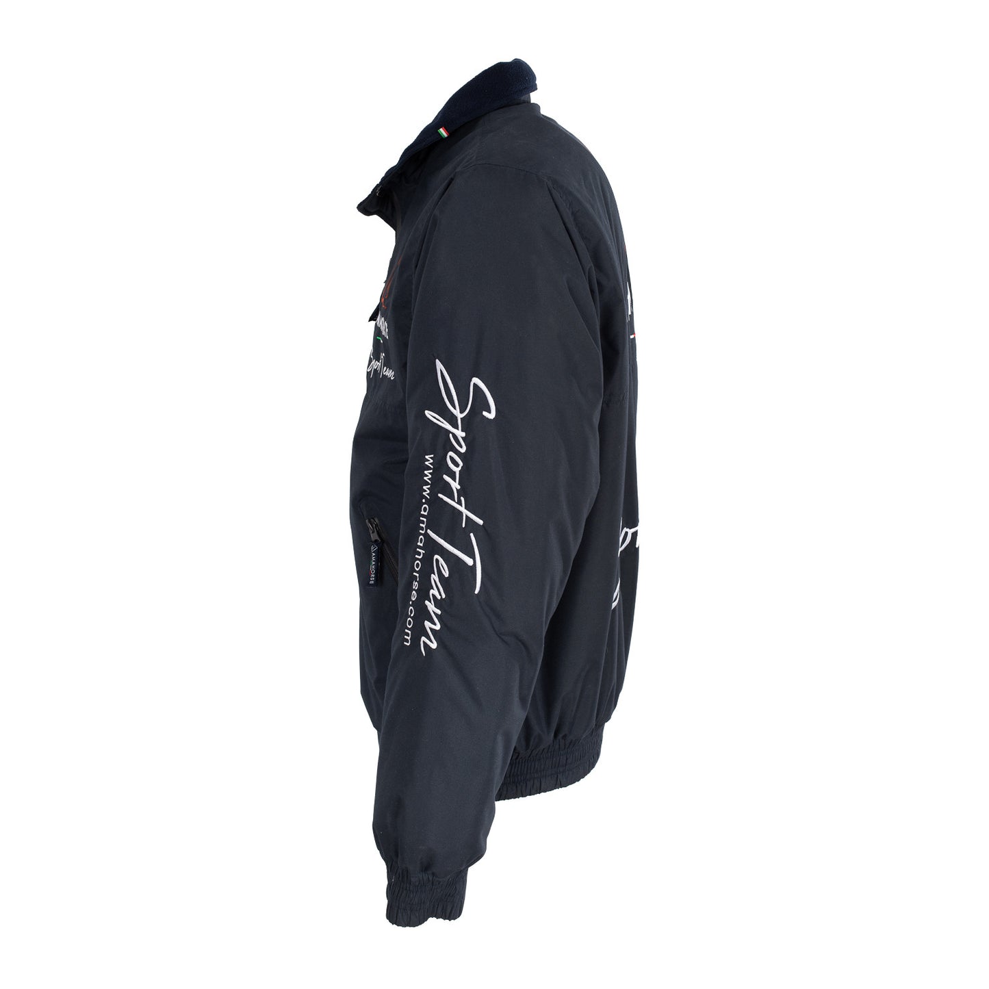 Bomber modelo Amahorsa Sport Team Umbria Equitazione - Azul marino