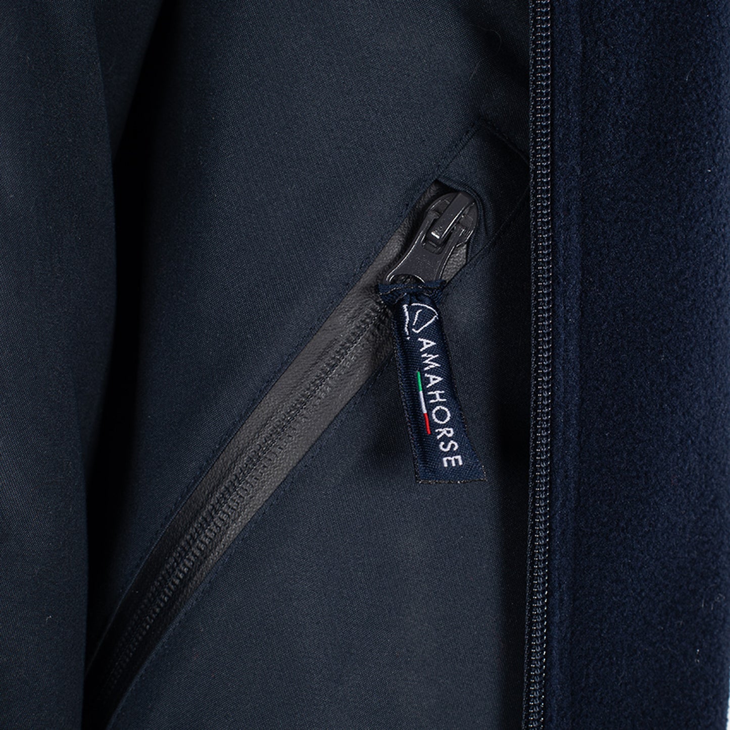 Bomber modelo Amahorsa Sport Team Umbria Equitazione - Azul marino