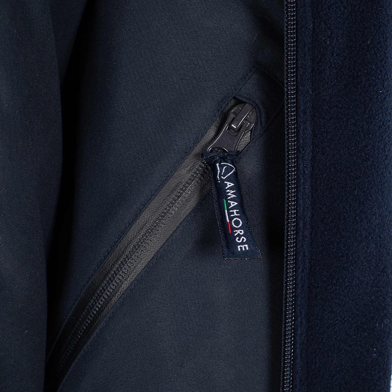 Bomber modelo Amahorsa Sport Team Umbria Equitazione - Azul marino