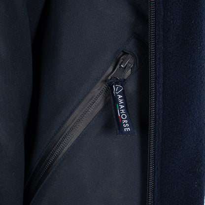 Bomber modelo Amahorsa Sport Team Umbria Equitazione - Azul marino