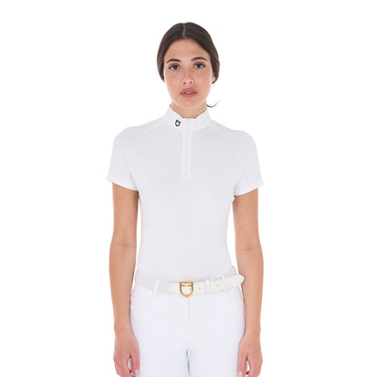 Polo de mujer de concurso slim fit elástica Equestro