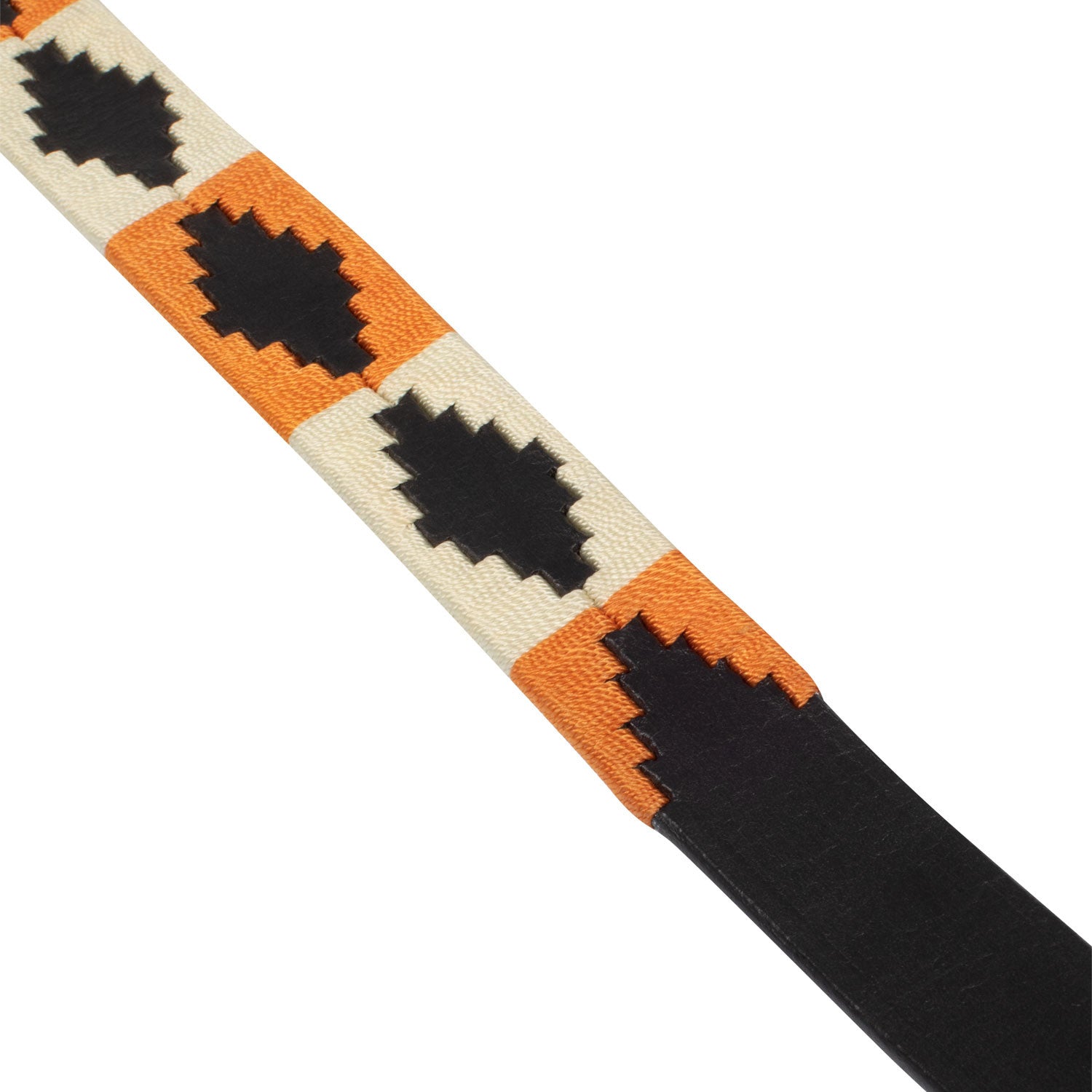 Cinturón de cuero con decoraciones navajo Equestro - Negro