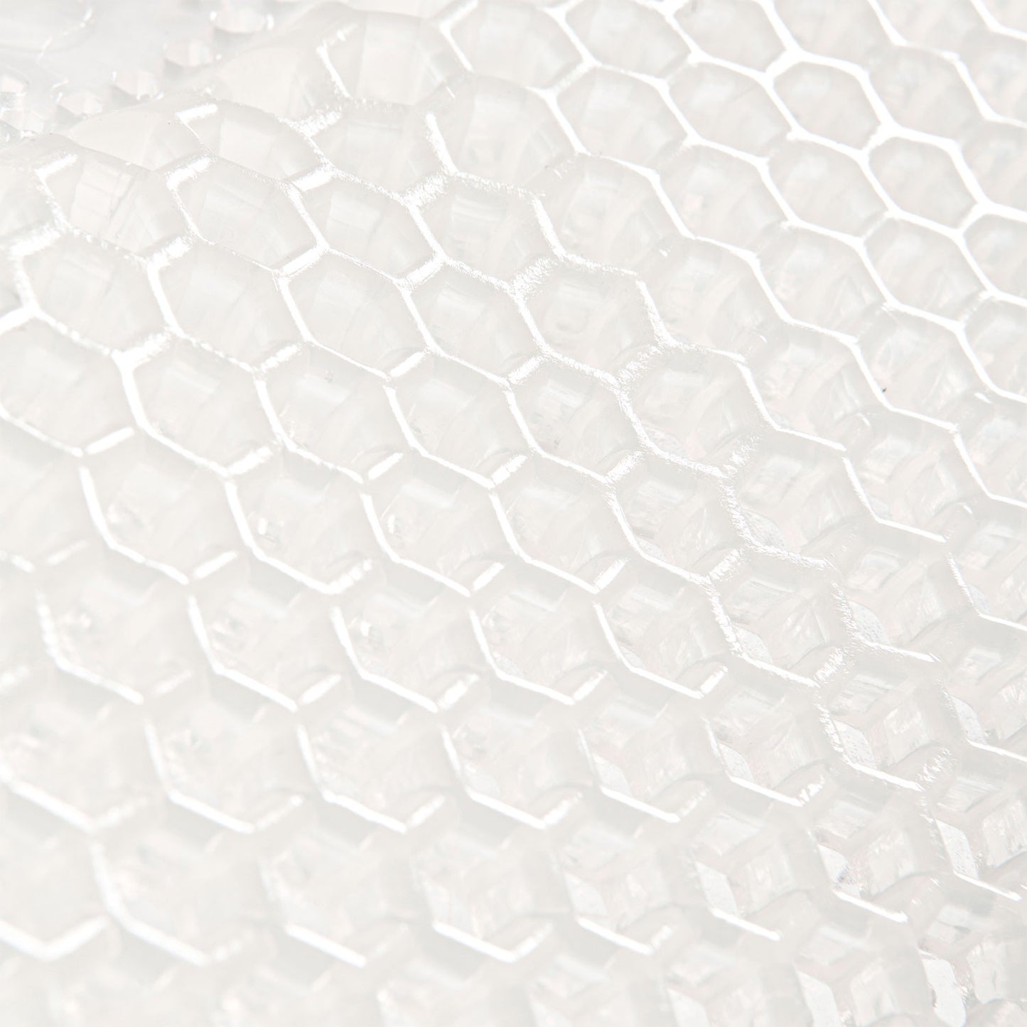 Gel NS hexagonal perforado plano Acavallo - Transparente