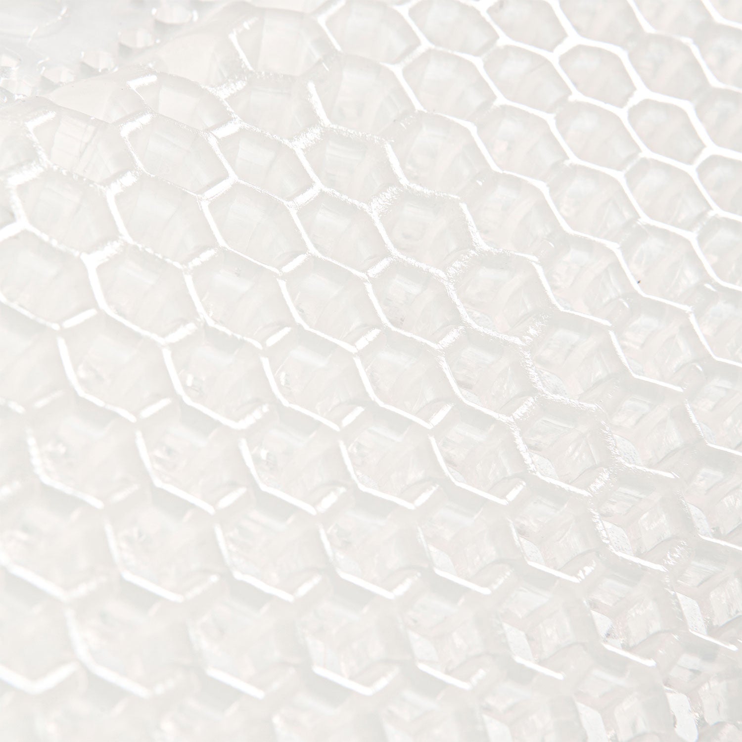 Gel NS hexagonal perforado plano Acavallo - Transparente