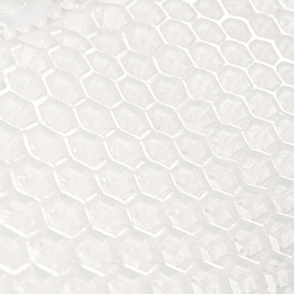 Gel NS hexagonal perforado plano Acavallo - Transparente