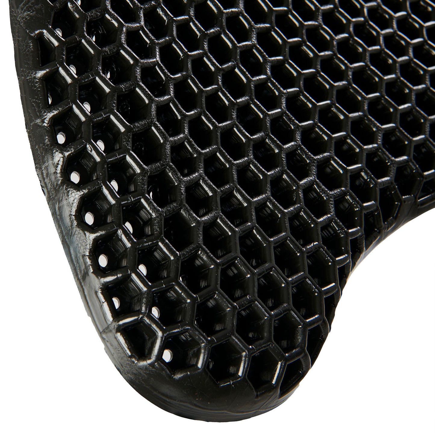 Gel NS hexagonal perforado plano Acavallo - Negro