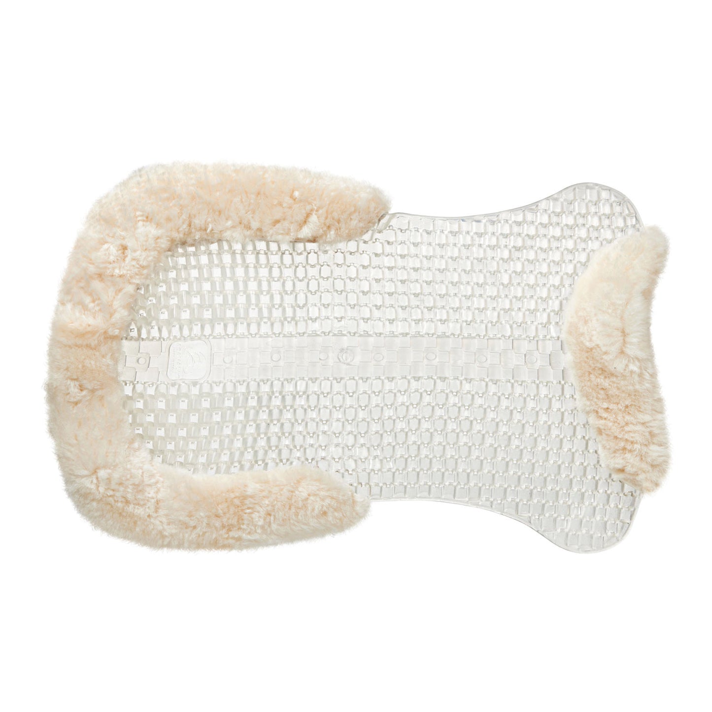 Compensador Gel Respira Air Release alza trasera insertos de cordero Acavallo - Transparente