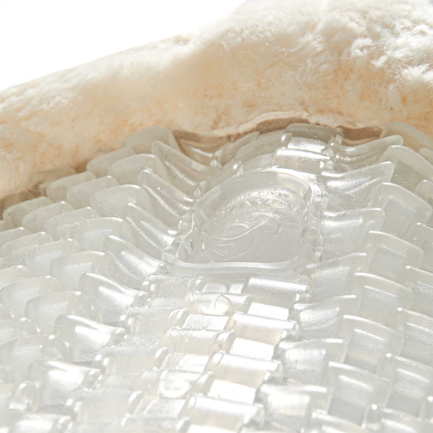 Compensador Gel Respira Air Release alza trasera insertos de cordero Acavallo - Transparente