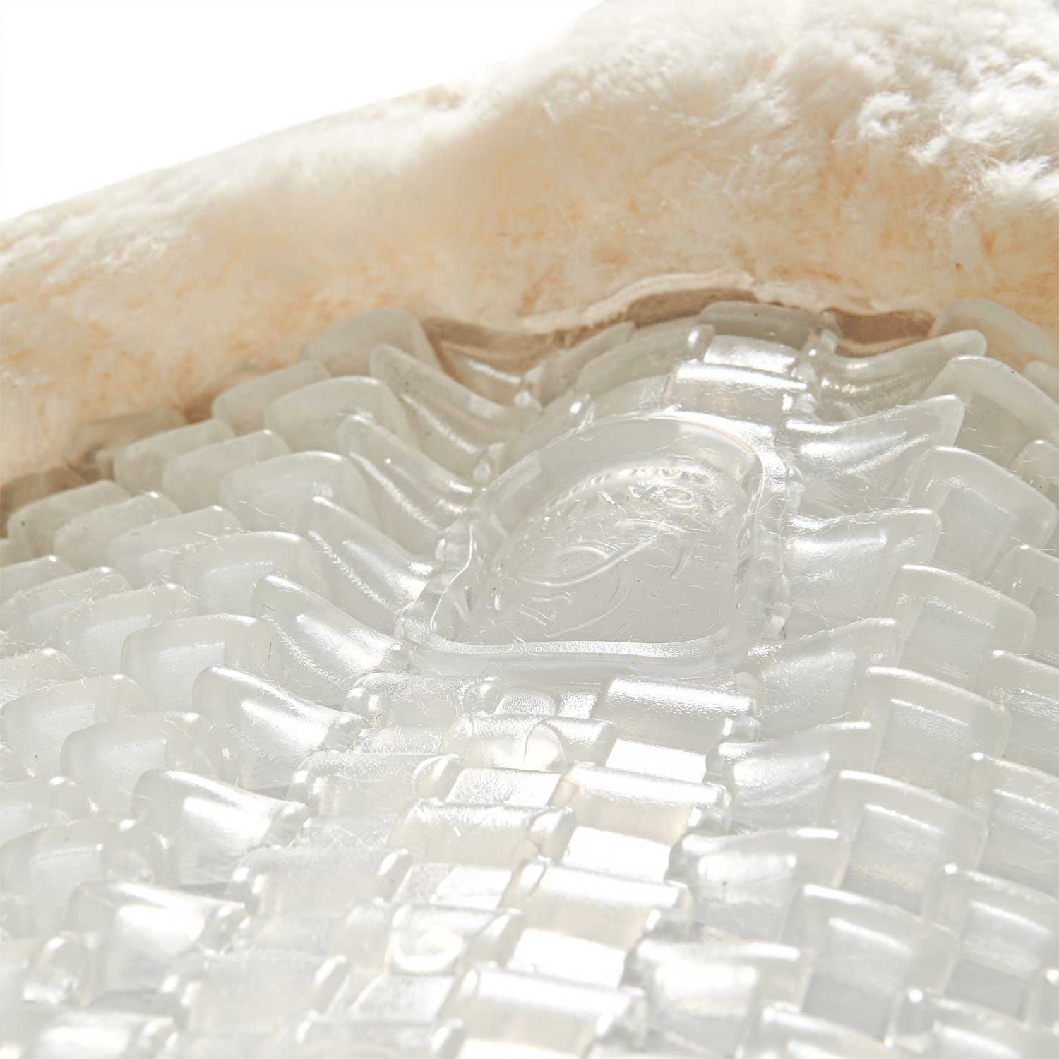 Compensador Gel Respira Air Release alza trasera insertos de cordero Acavallo - Transparente