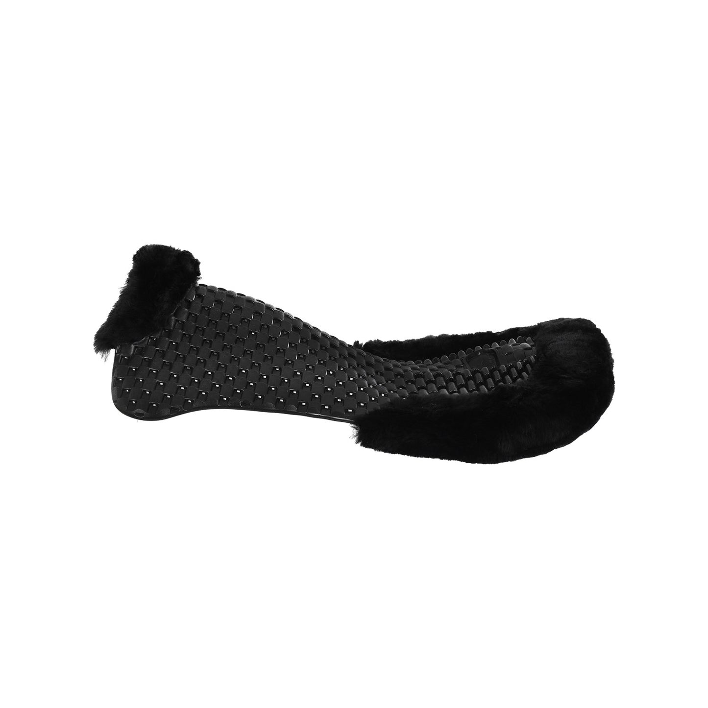 Compensador Gel Respira Air Release alza trasera insertos de cordero Acavallo - Negro