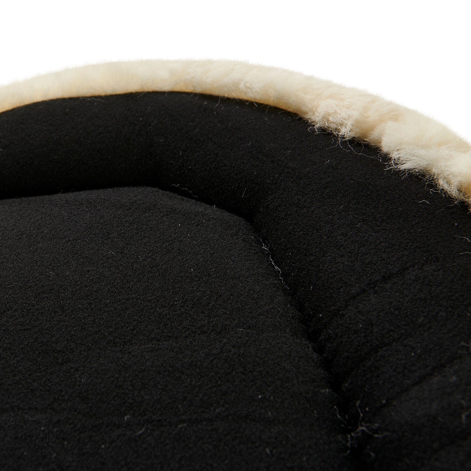 Compensador MF-S WFS con gamuza de oveja posterior, gel hexagonal, alza delantera Acavallo - Negro