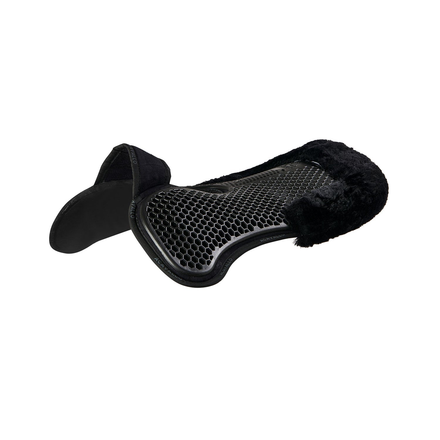 Compensador MF-S WFS con gamuza de oveja posterior, gel hexagonal, alza delantera Acavallo
