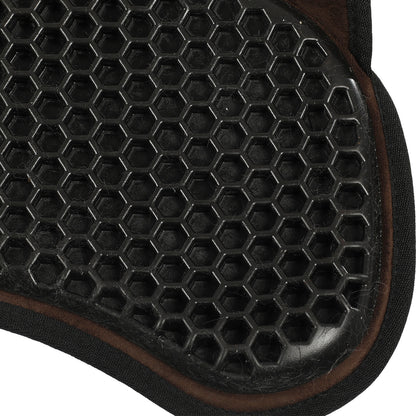 Compensador SP WFS con gamuza de oveja trasera gel Hexagonal Flat Acavallo - Marrón