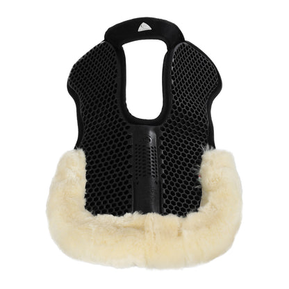 Compensador SP WFS con gamuza de oveja trasera gel Hexagonal Flat Acavallo - Negro