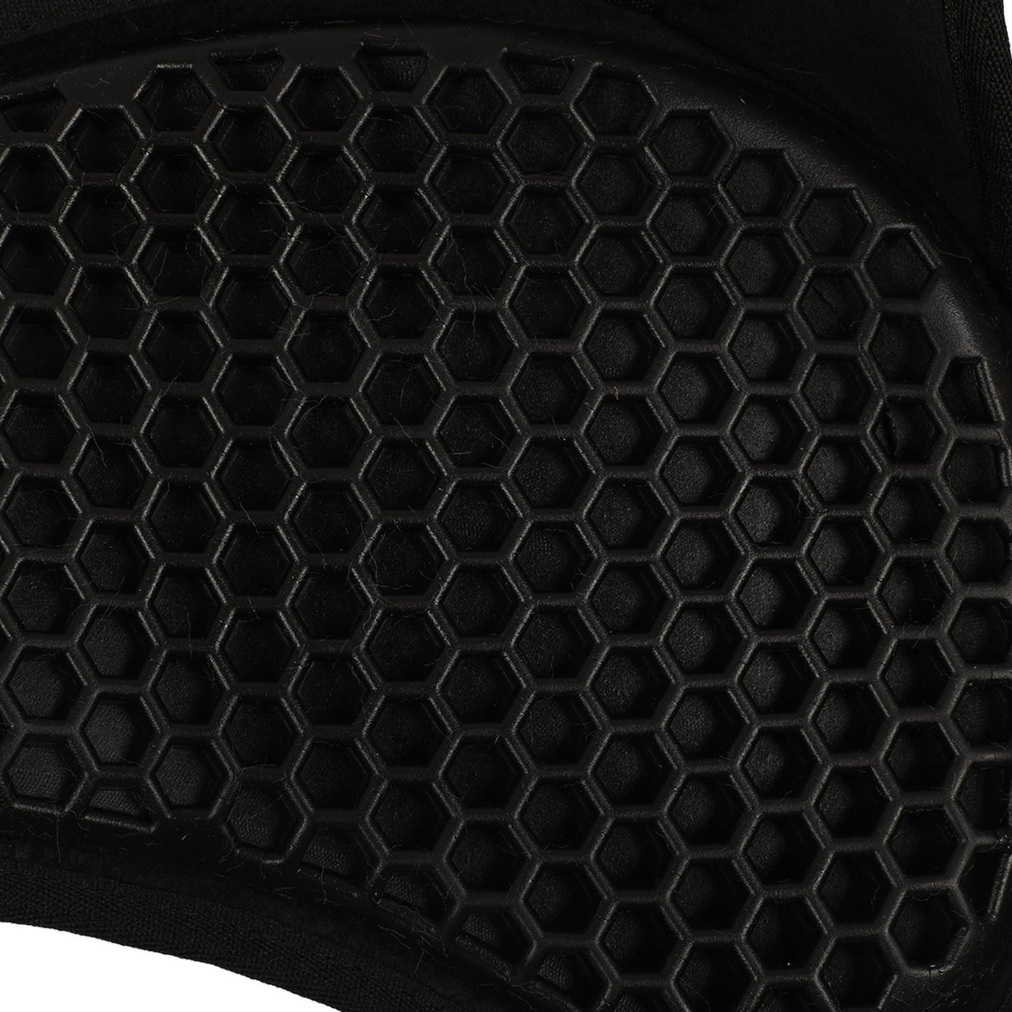 Compensador SP WFS con gamuza de oveja trasera gel Hexagonal Flat Acavallo - Negro