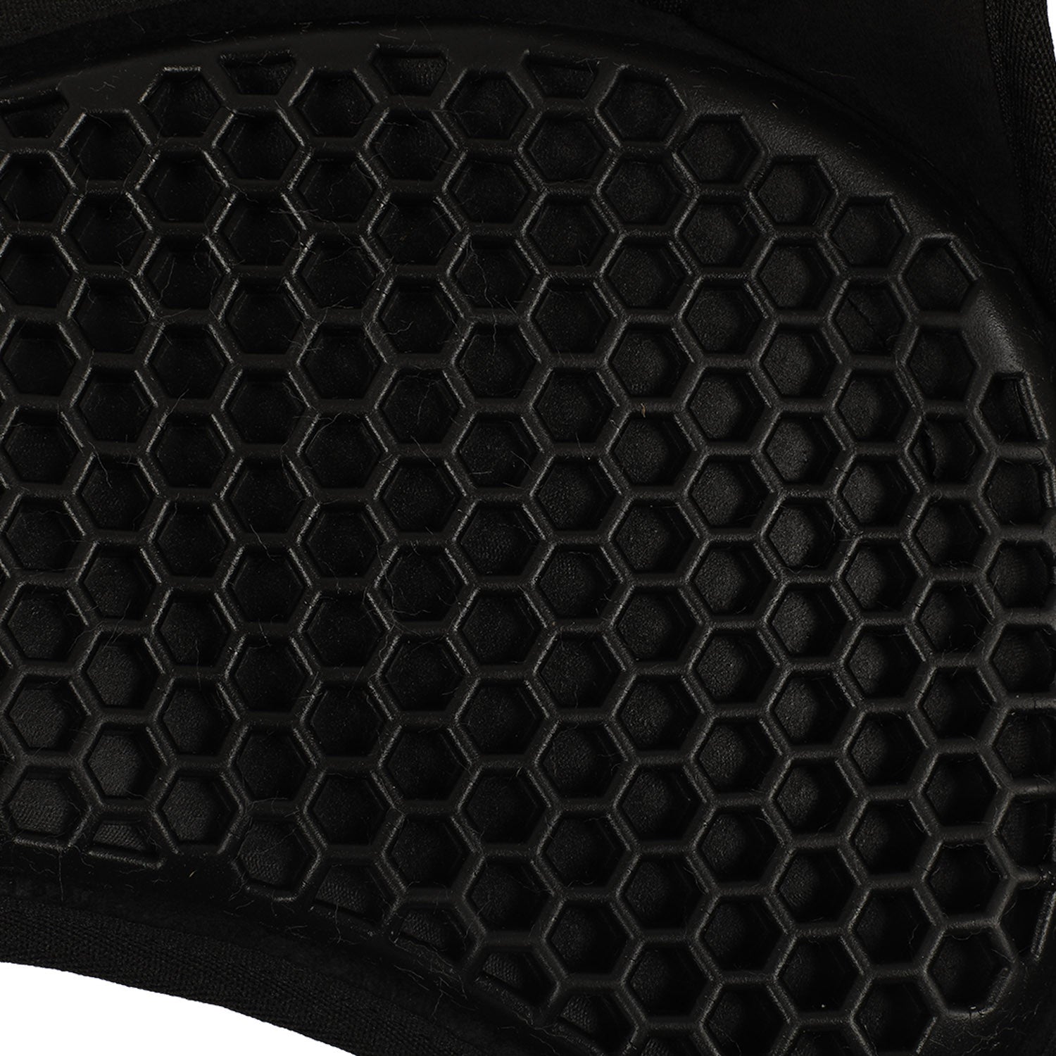 Compensador SP WFS con gamuza de oveja trasera gel Hexagonal Flat Acavallo - Negro