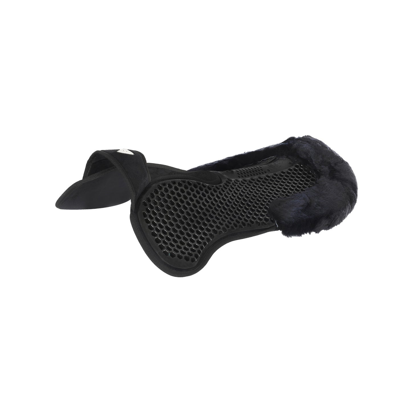 Compensador SP WFS con gamuza de oveja trasera gel Hexagonal Flat Acavallo - Negro