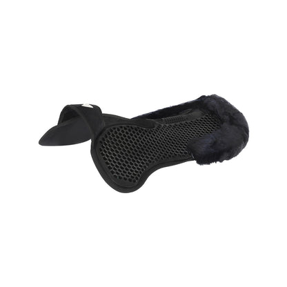 Compensador SP WFS con gamuza de oveja trasera gel Hexagonal Flat Acavallo - Negro