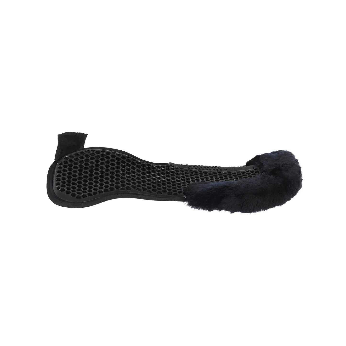 Compensador SP WFS con gamuza de oveja trasera gel Hexagonal Flat Acavallo - Negro